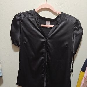 Elegant Black Women's Top